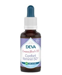 Complexe n°18 : Confort féminin 50+ - SANS ALCOOL BIO, 30 ml